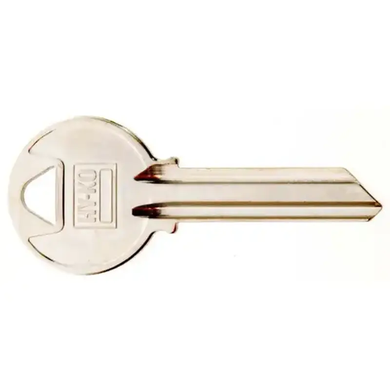 Hy-Ko 11010Y2 Key Blank, Brass, Nickel, For: Yale Cabinet, House Locks and Padlocks