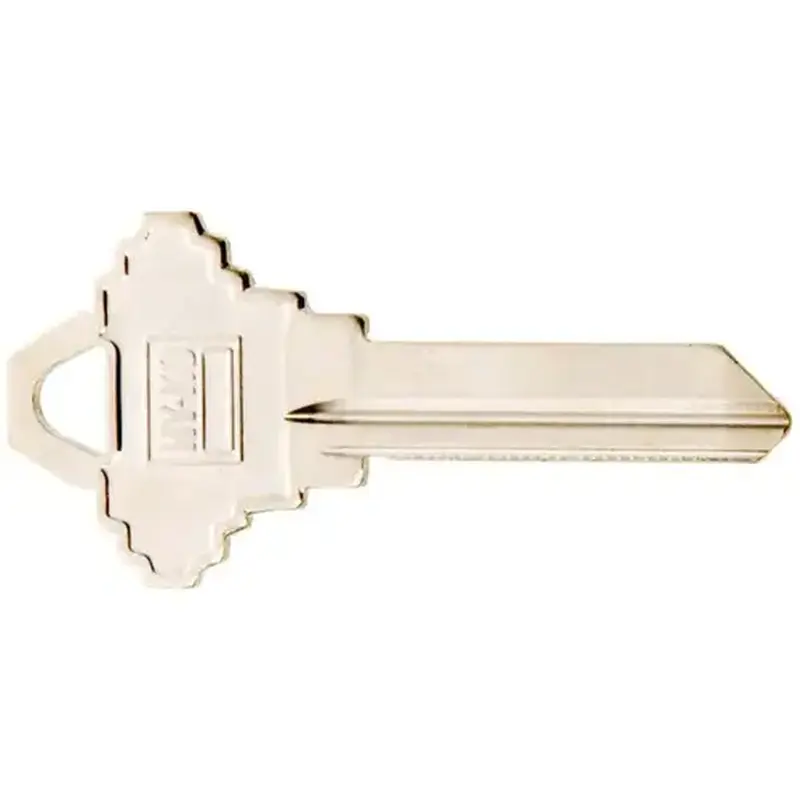 Hy-Ko 11010SC10-XCP10 Key Blank, Brass, Nickel, For: Schlage Cabinet, House Locks and Padlocks - pack of 10