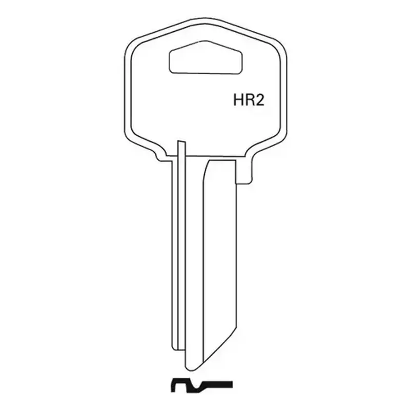 Jet HR2-JET Key Blank