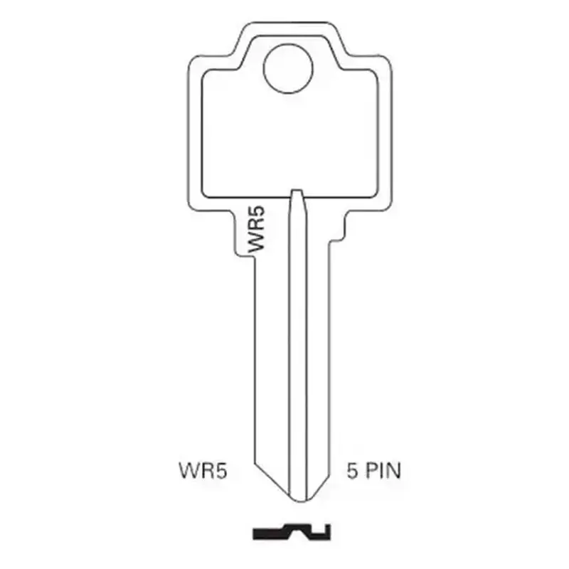 Jet WR5-NP-JET Key Blank