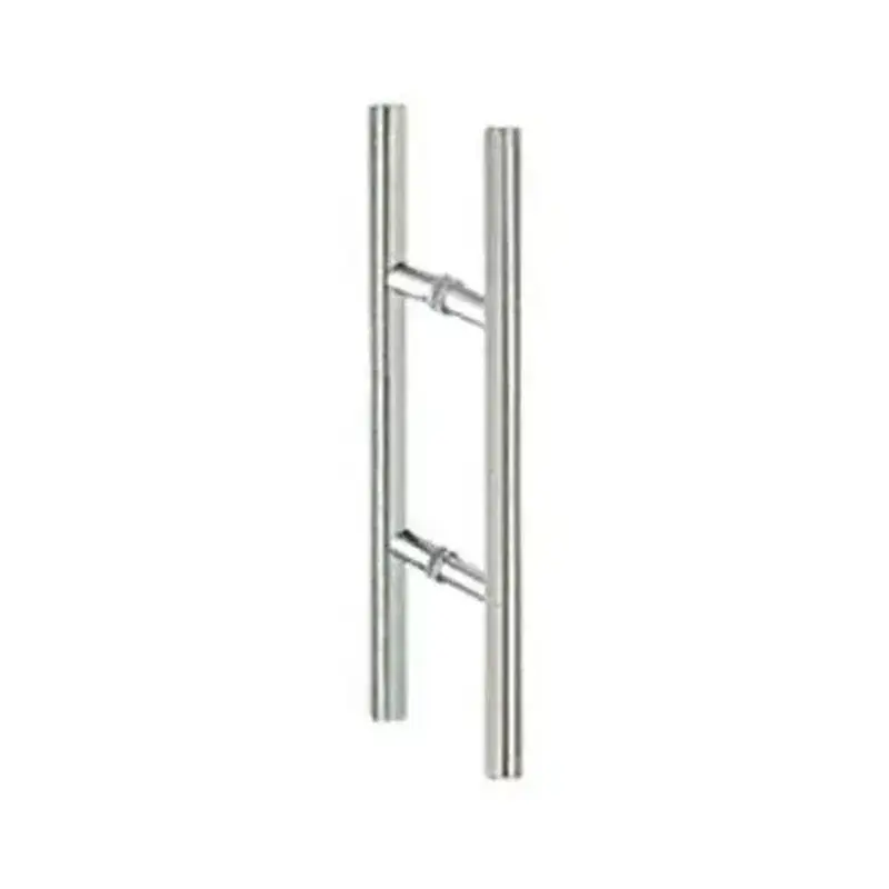 Brixwell HL-12BTB-SC 12 Inches Center To Center "H" Style Back To Back Mount Tubular Pull Satin-Chrome