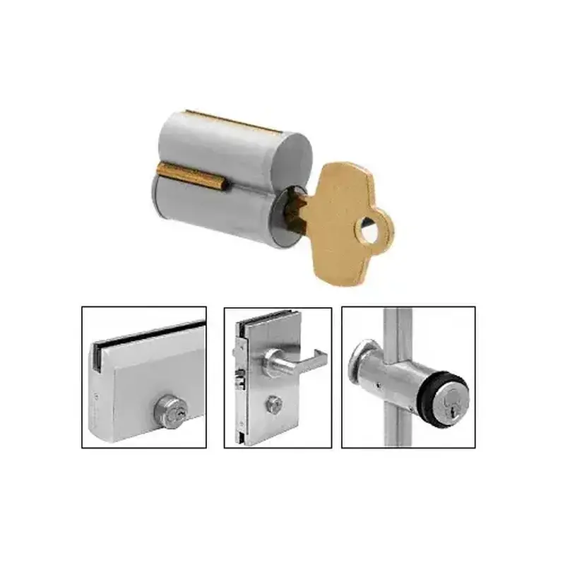 CRL 1C08 7-Pin Key #8 Small Format Interchangeable Core Brushed Nickel