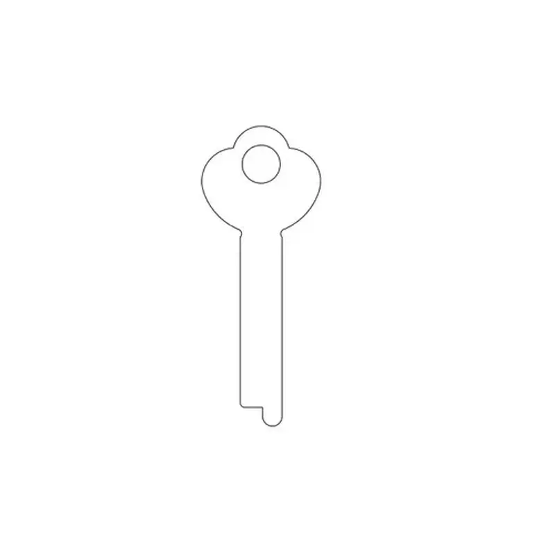 Kaba Ilco A1124-ILCO Key Blank For Safe Dep/ S&gG 92