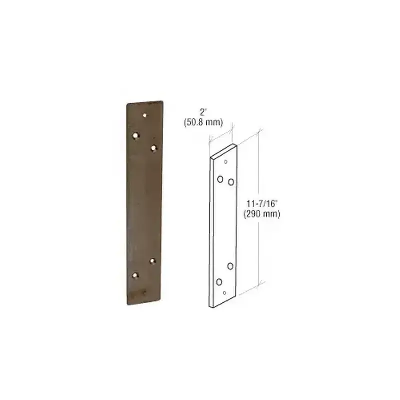 CRL DL916DU Dark Bronze Mounting Plate for the DL915 Pull Handle