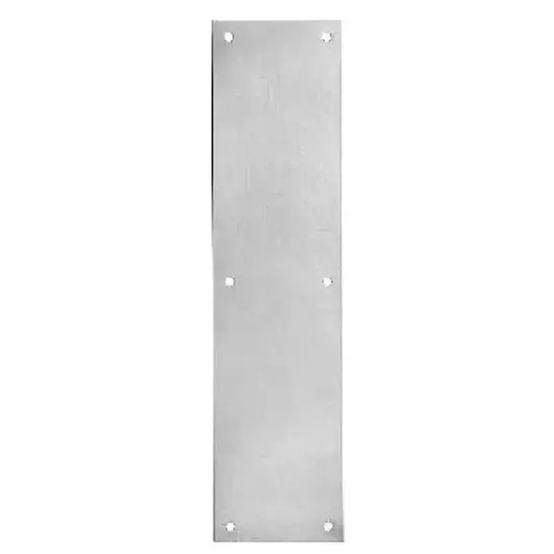 Rockwood 70G32D 4" x 20" Push Plate Satin Stainless Steel Finish