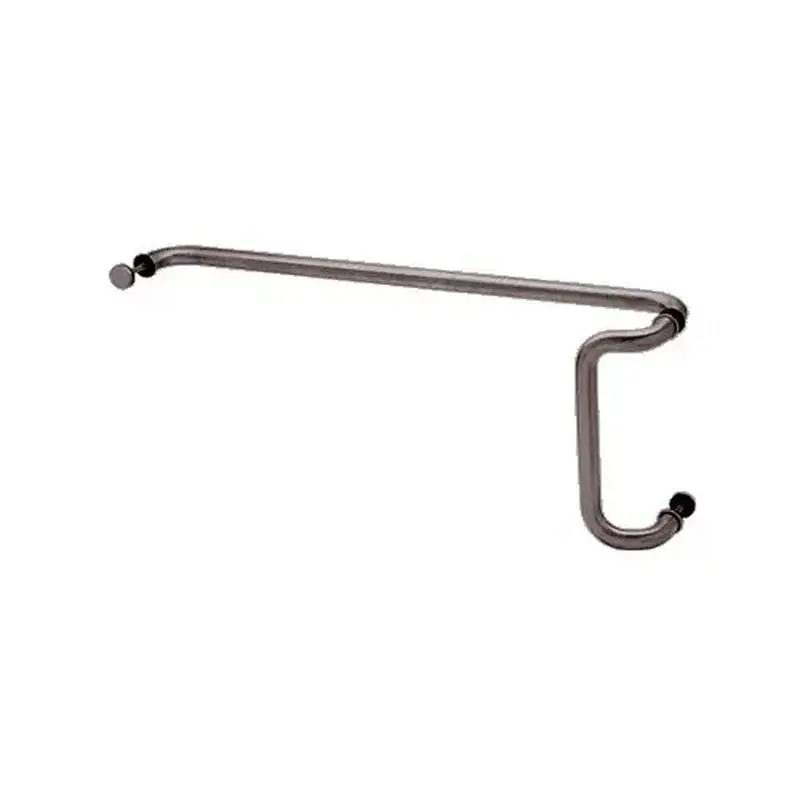 CRL CD12X33DU Dark Bronze 12" x 33" Back-to-Back Offset Combination Push and Pull Handle Set