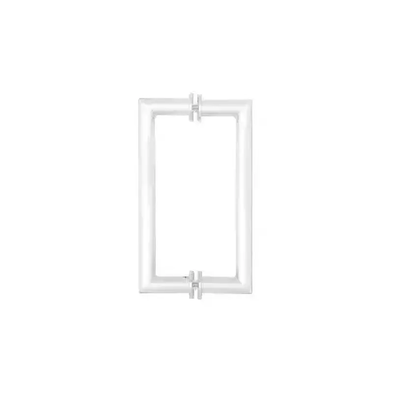 CRL MH10X10PS Polished Stainless 10" Mitered Corner Glass Mounted Pull Handle