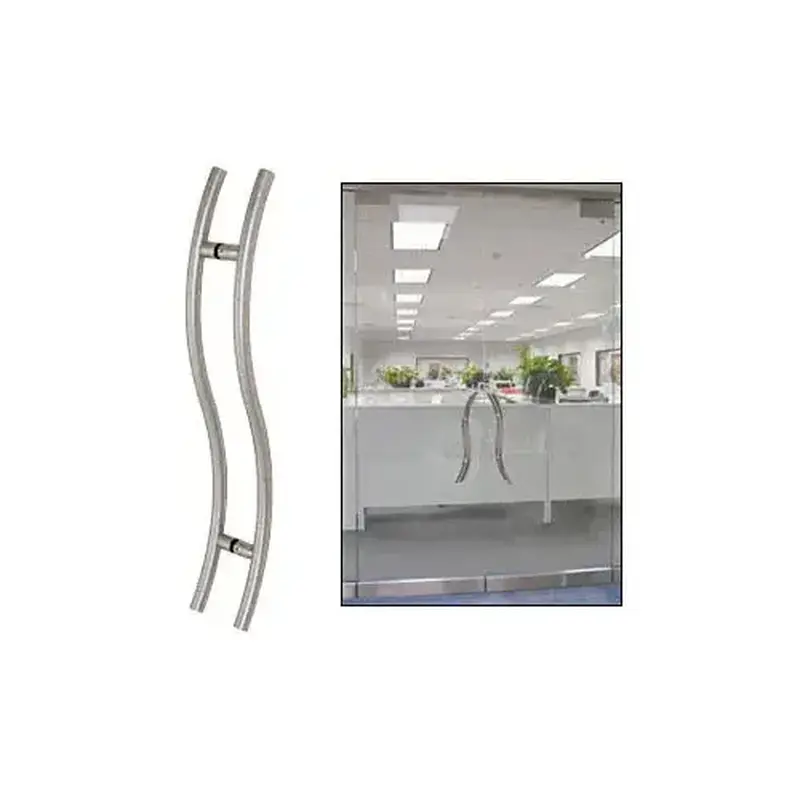 CRL 36SLPBS Brushed Stainless 36" Extra Length Left Handed "S" Ladder Style Back-to-Back Pull