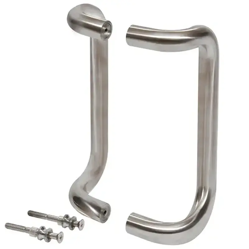 CRL M21741032D 10" Brushed Stainless Offset Pull Handles Back-to-Back