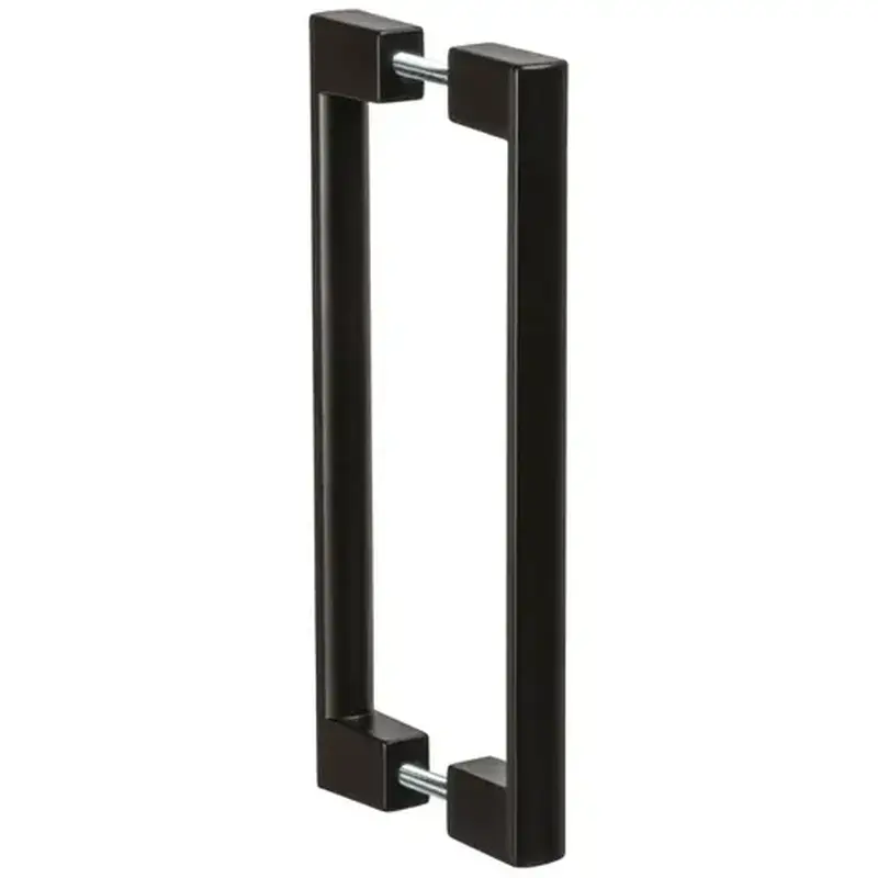 Hafele 901.00.573 Door Pull, Black, Back-to-Back CTC: 384 mm Black