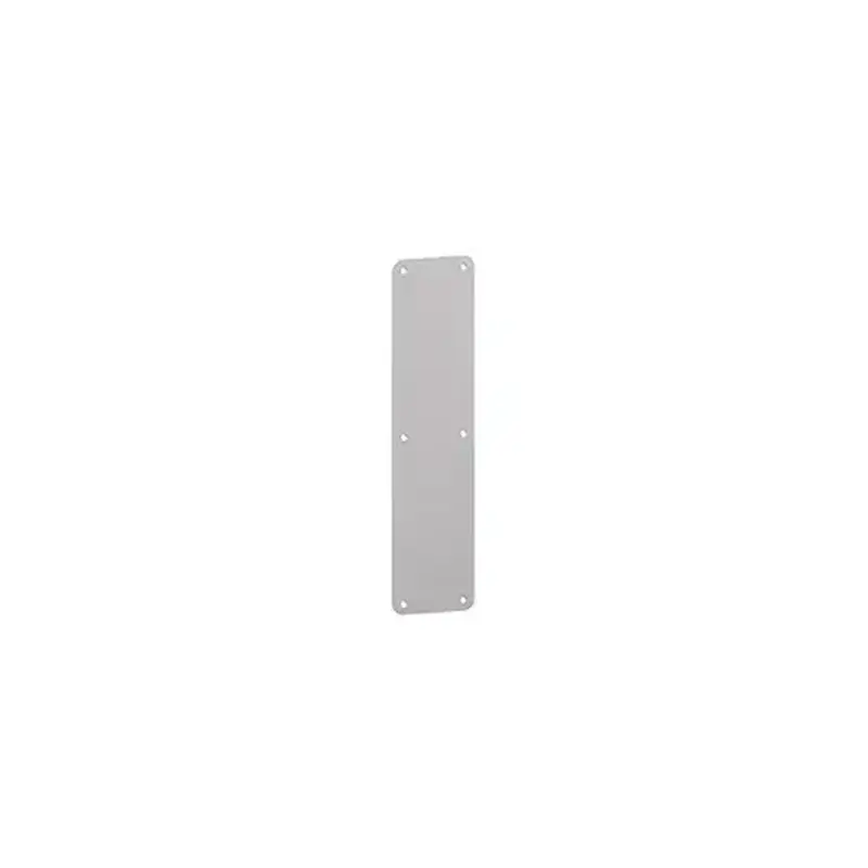 Hager 114030 A40R 3" x 12" Round Corner Push Plate Satin Chrome Finish