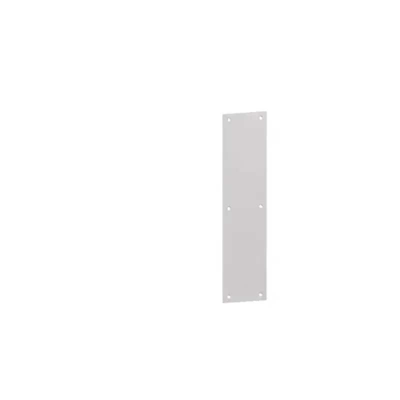 Hager 001305-XCP5 100T 6" x 16" Push Plate with Square Corners, Satin Stainless Steel Finish - pack of 5
