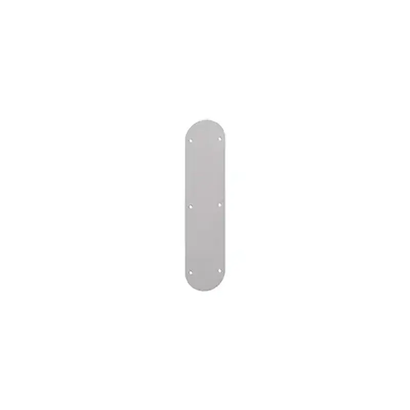 Hager 034543 A50T 3" x 12" Oval Push Plate Satin Stainless Steel Finish