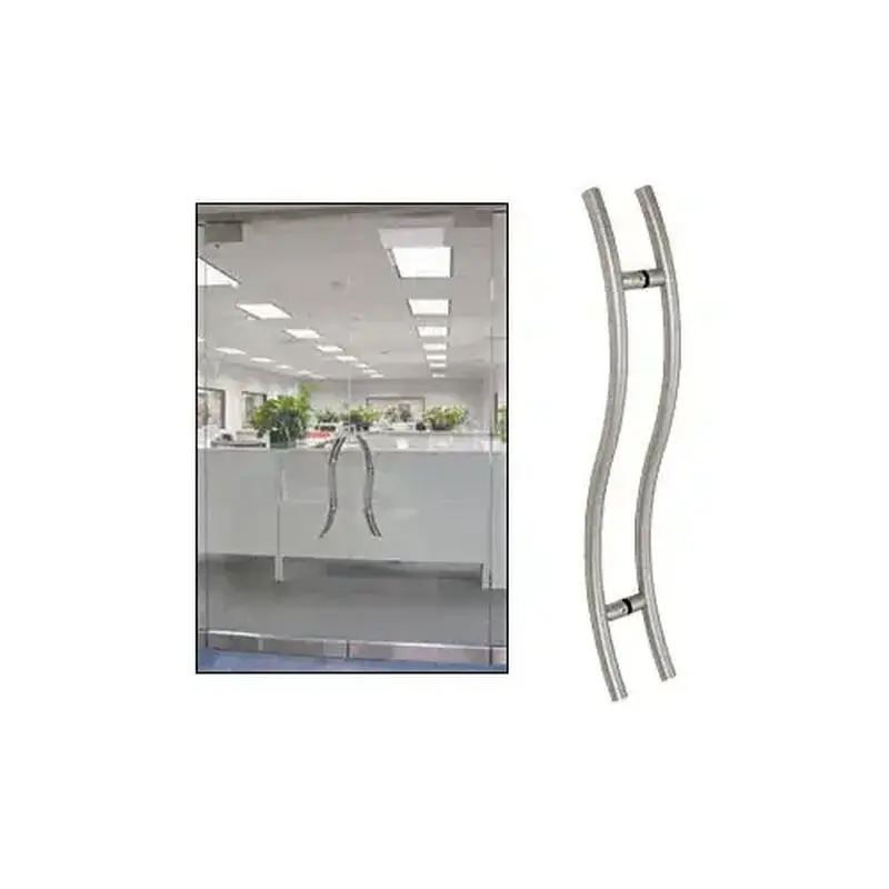 CRL 48SRPBS Brushed Stainless 48" Extra Length Right Handed "S" Ladder Style Back-to-Back Pull