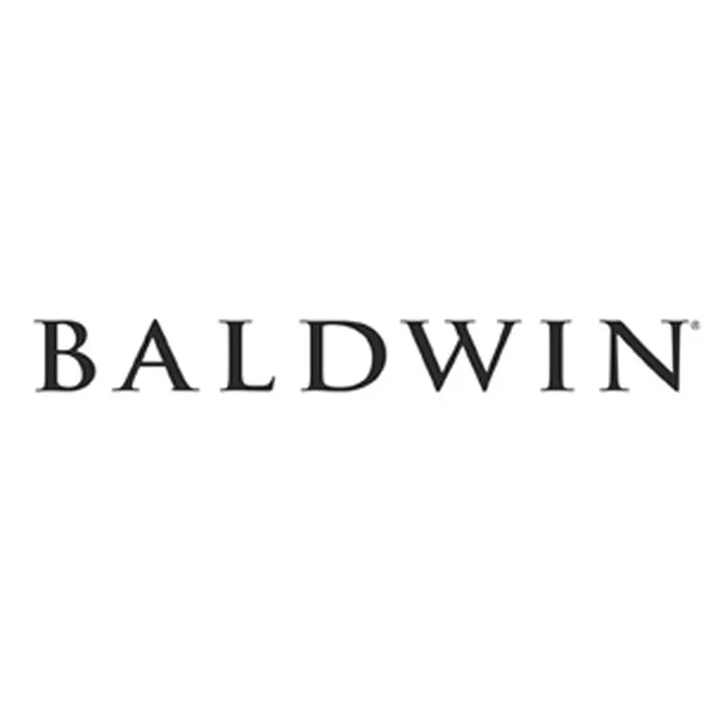 Baldwin 2124044 Push Plate 4" x 16" Beveled Edge Lifetime Satin Brass Finish