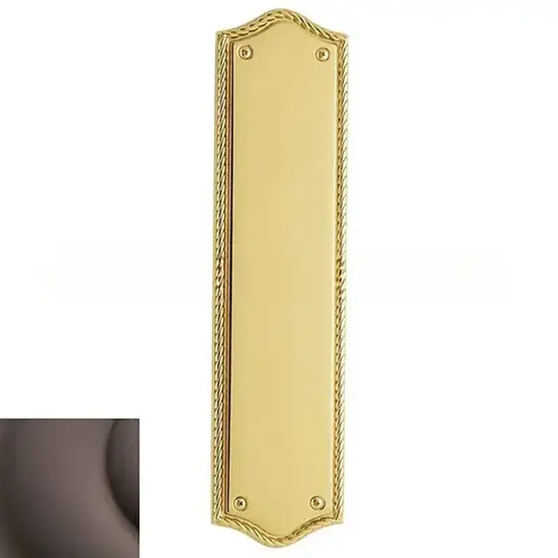 Baldwin 2285112 Push Plate 2-3/4" x 10-7/8" Bristol Venetian Bronze Finish
