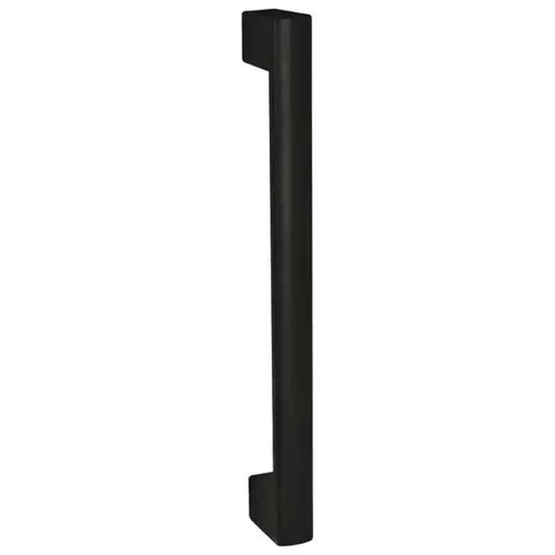 Hafele 902.00.702 Door Pull, Black, Single Through Mount CTC: 192 mm Matt, Black