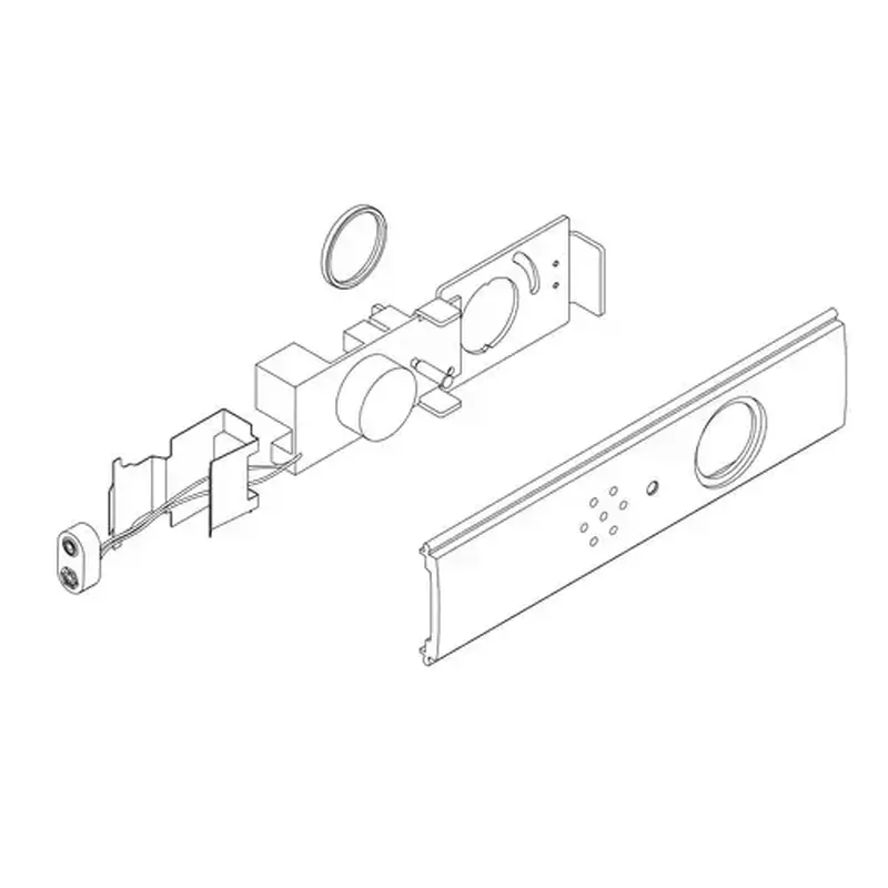 Falcon 650167 US26D Exit Alarm Kit for 3' 24/25 Series Satin Chrome Finish