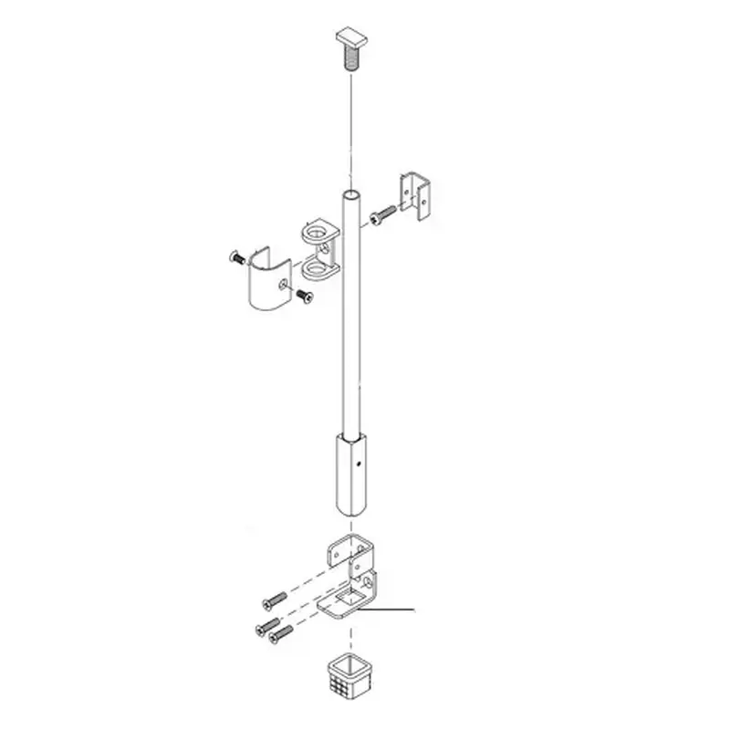 Falcon 650387 Bottom Bolt Guide for 25V Series