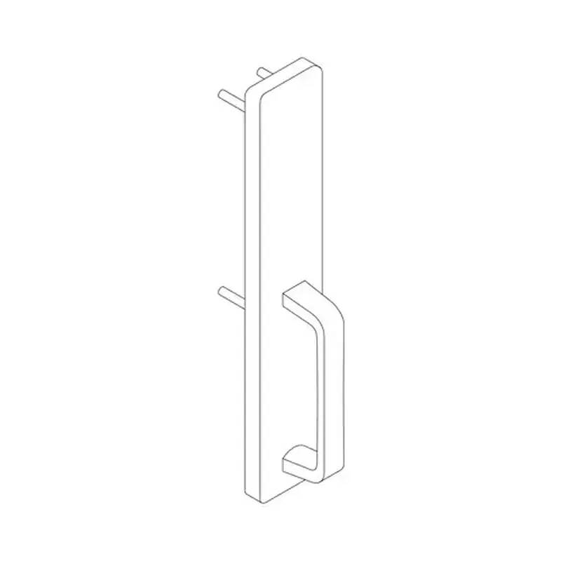Falcon 512DT US26D Dummy Thumb Piece Exit Device Trim Satin Chrome Finish