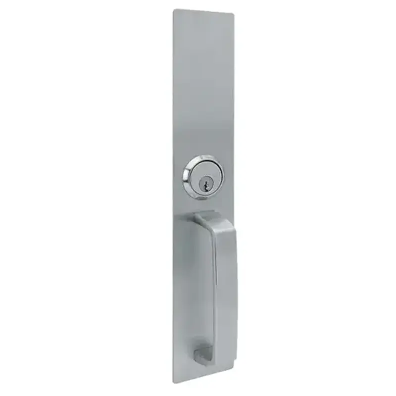 Cal Royal 7700NL US3 NIGHT LATCH PULL WITH CYLINDER Bright Brass