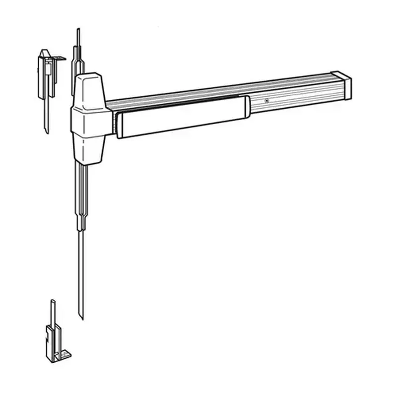 Von Duprin 9947L-NL-12 3 US4 RHR Exit Device Satin Brass