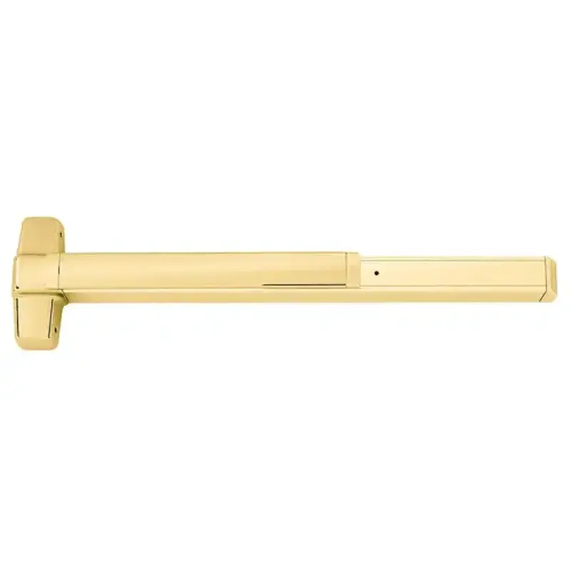 Von Duprin RX9847WDC-EO 4 US3 Concealed Vertical Rod Exit Devices Bright Brass
