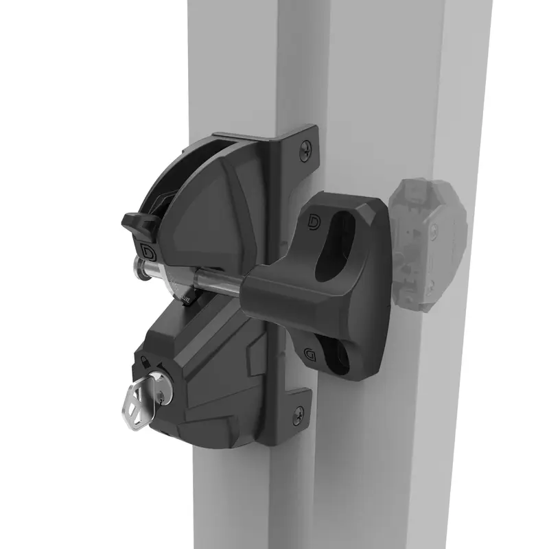 LokkLatch Deluxe Gate LatchBlack / Keyed Different