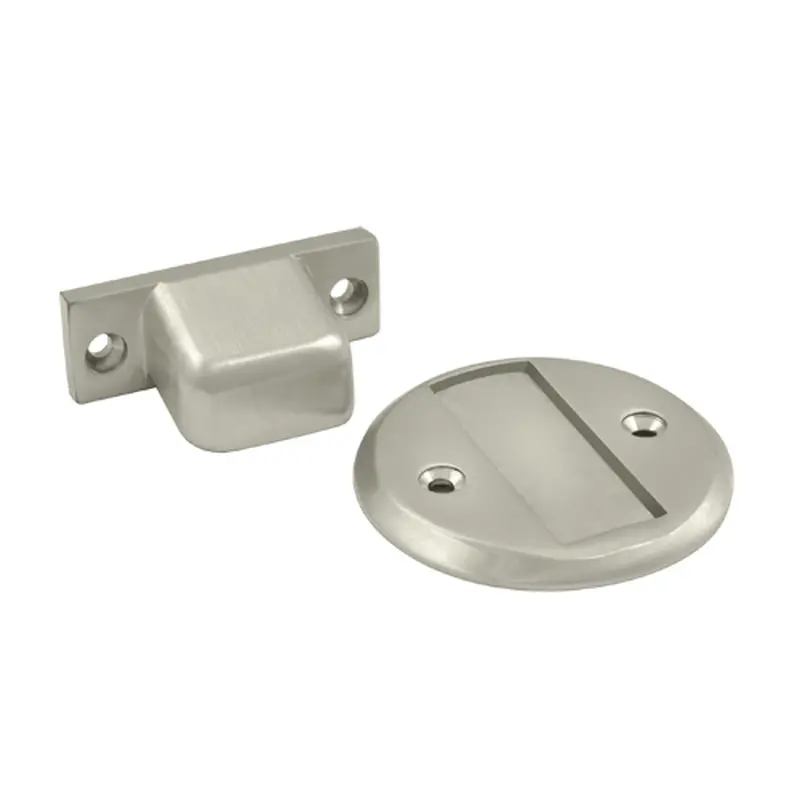 Low Profile Magnetic Door HolderBrushed Nickel