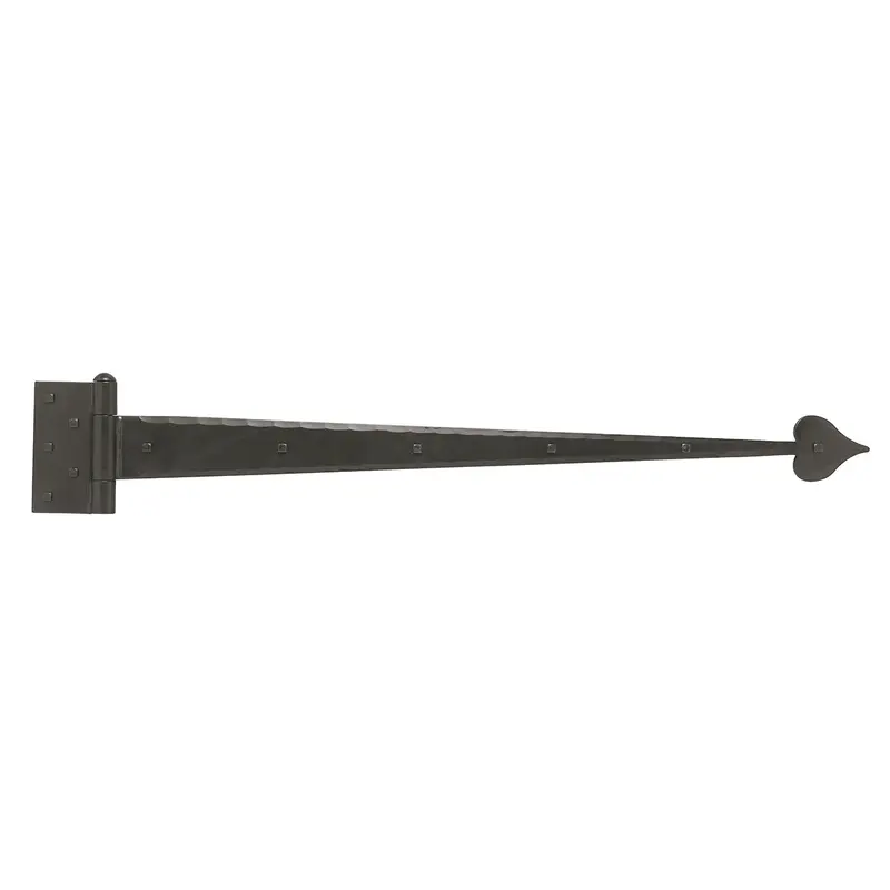 Smooth Heart Style Heavy Duty Strap Hinge30"
