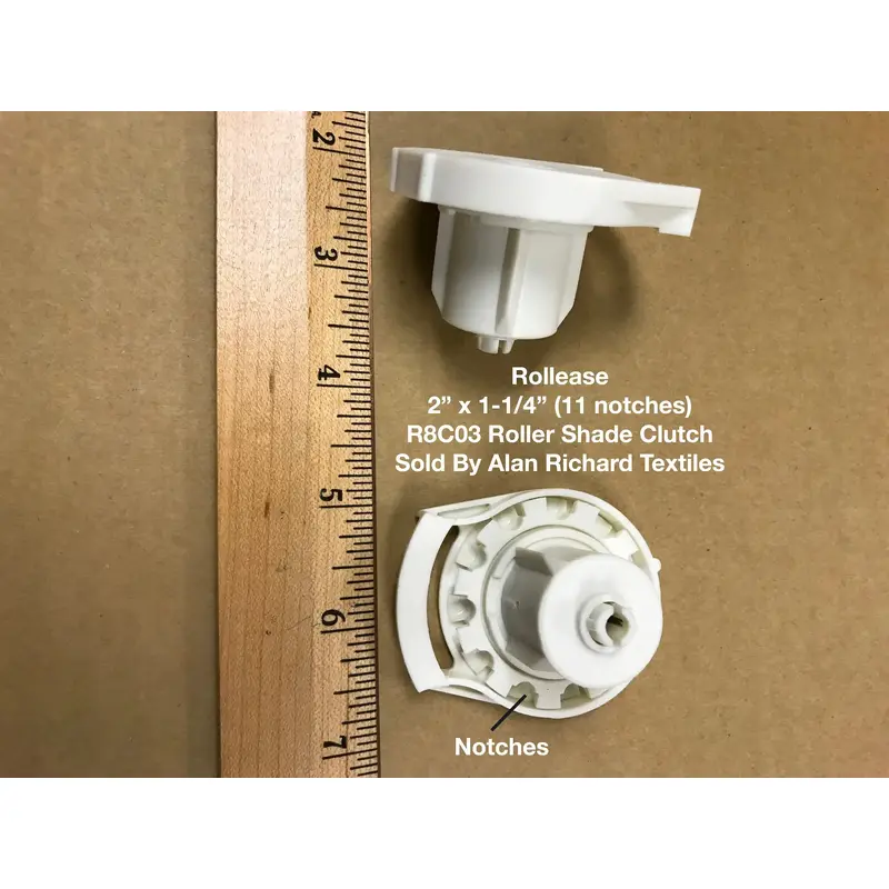 1-1/4" R8C03 Rollease ClutchVanilla / Indoor
