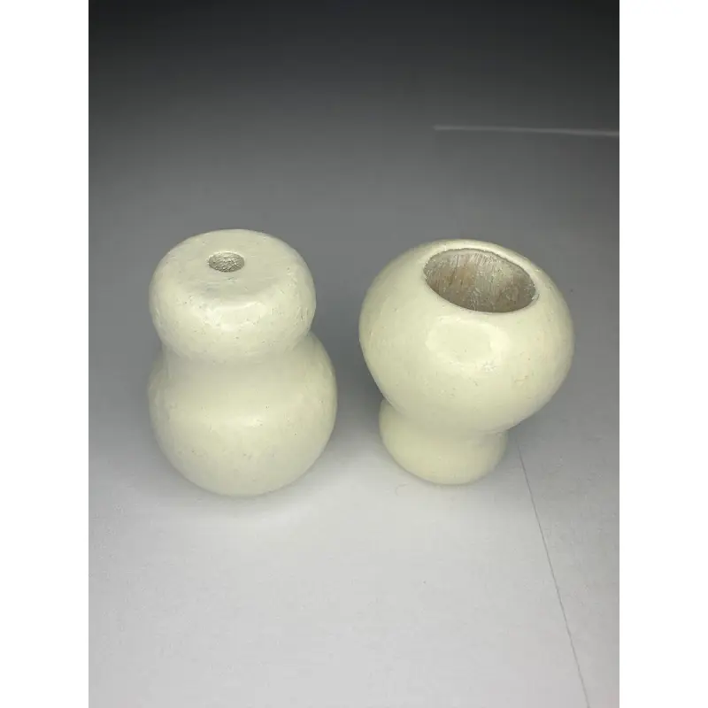 1" Wood Bell Cord Pull Tassels (25/bag)White