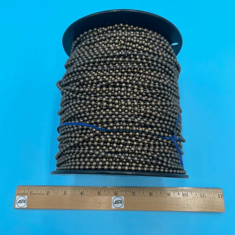 #10 Medieval Brass Ball Chain - 500ft/Roll