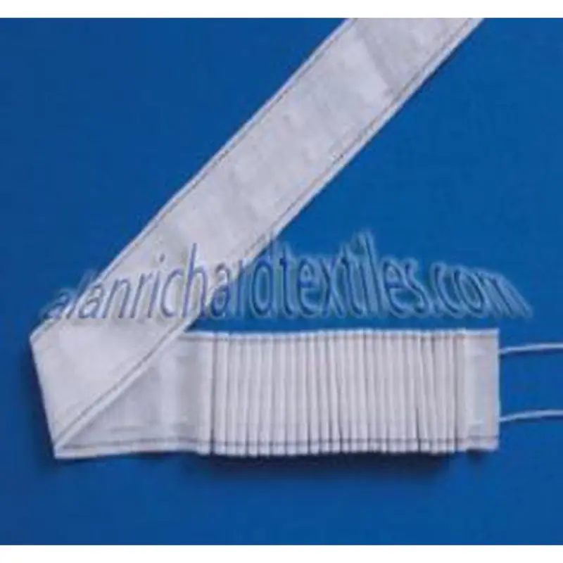 2 Cord Pencil Pleat - 144 yard rollWhite