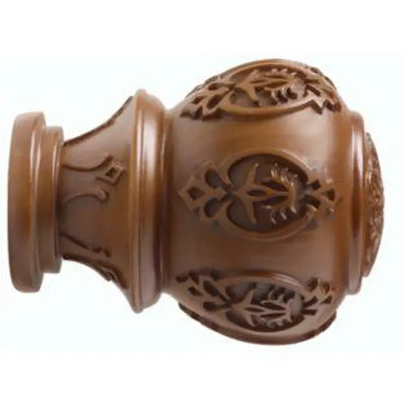 2" Wood Trends Lacey Finial - 085 - Walnut