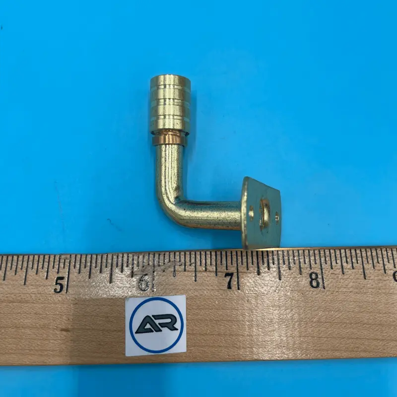 3/8" Gooseneck Cafe Curtain Rod Bracket with 1" Projection (Pair)