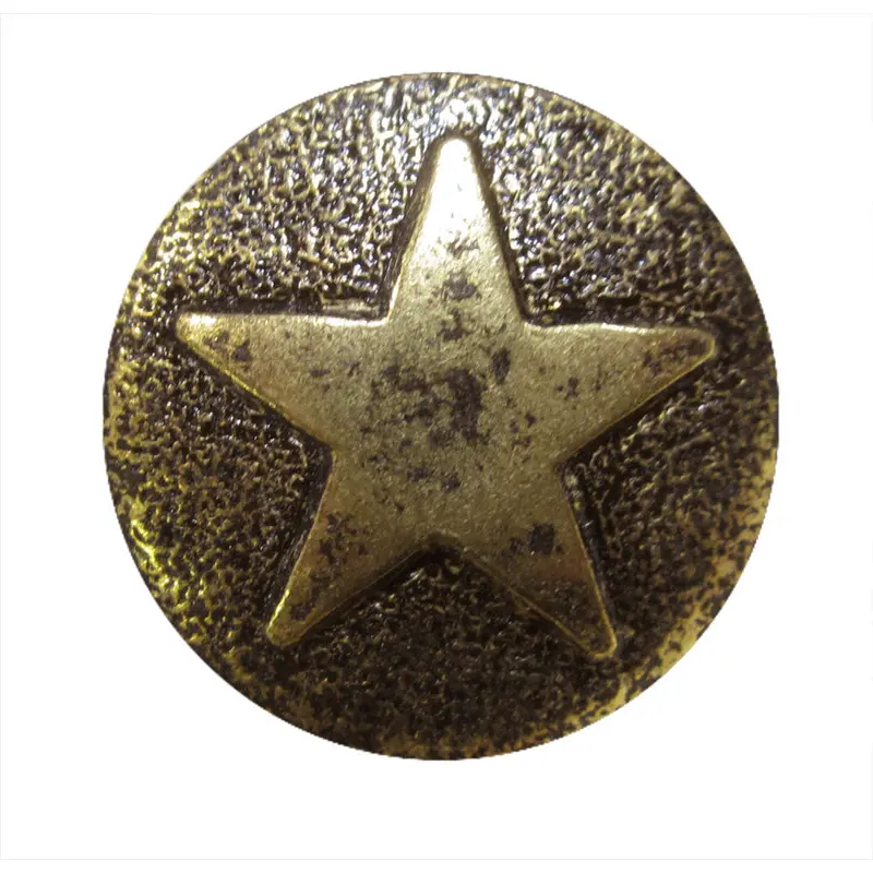 Bronze Star Medallion 100/BX Head Size:7/8" Nail Length:3/4"
