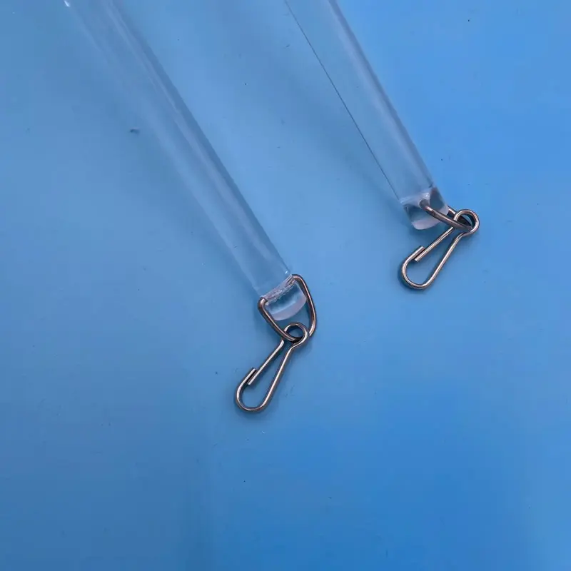 Clear 1/2" Acrylic Drapery Baton Curtain Wand With Clip Pack of 1-30Individual / 36"