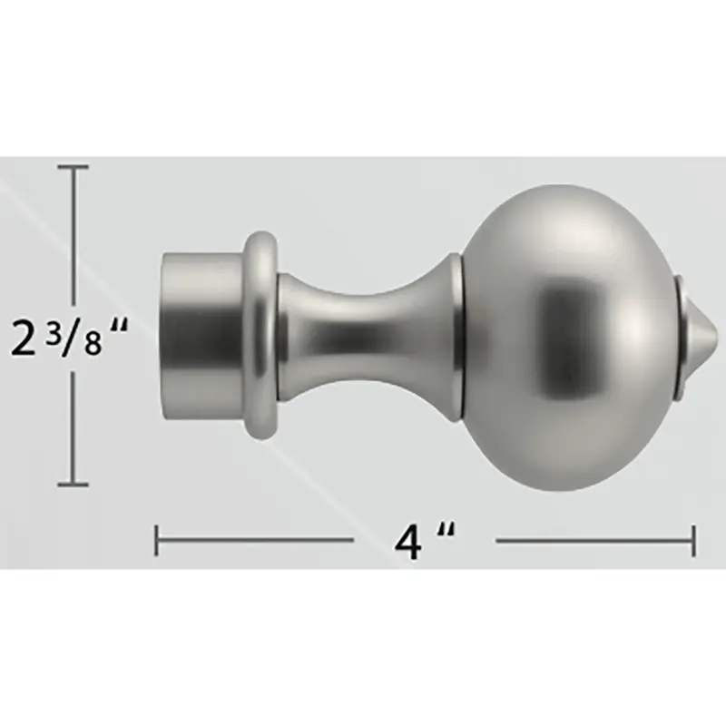 Forest 1-1/8" Verona Finial - Various ColorsSatin Nickel 29