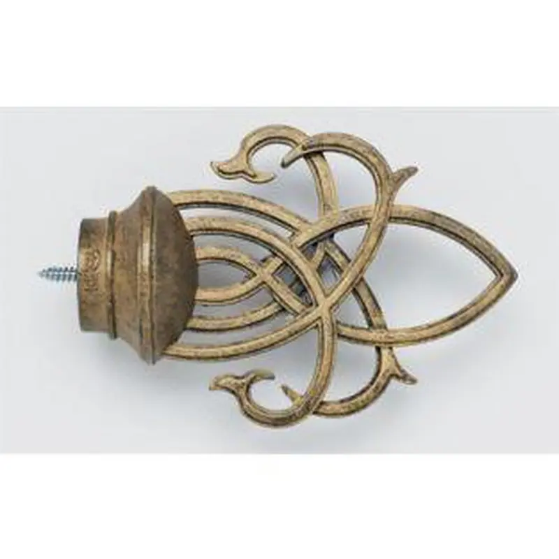 Innerlace Finial With Plug - 801 - Iron Gold