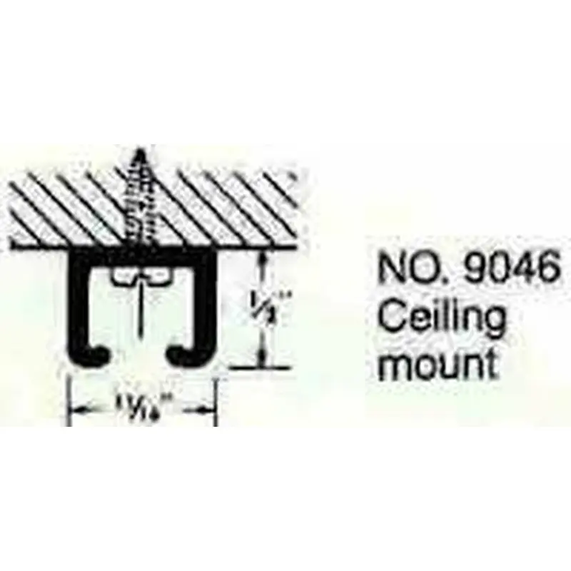 Kirsch Anodized Aluminum Architrac - 9046 Assembled