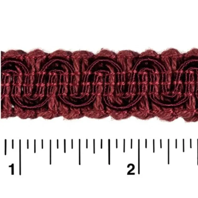 Rayon Scroll Gimp - J16 Ruby 36 Yards