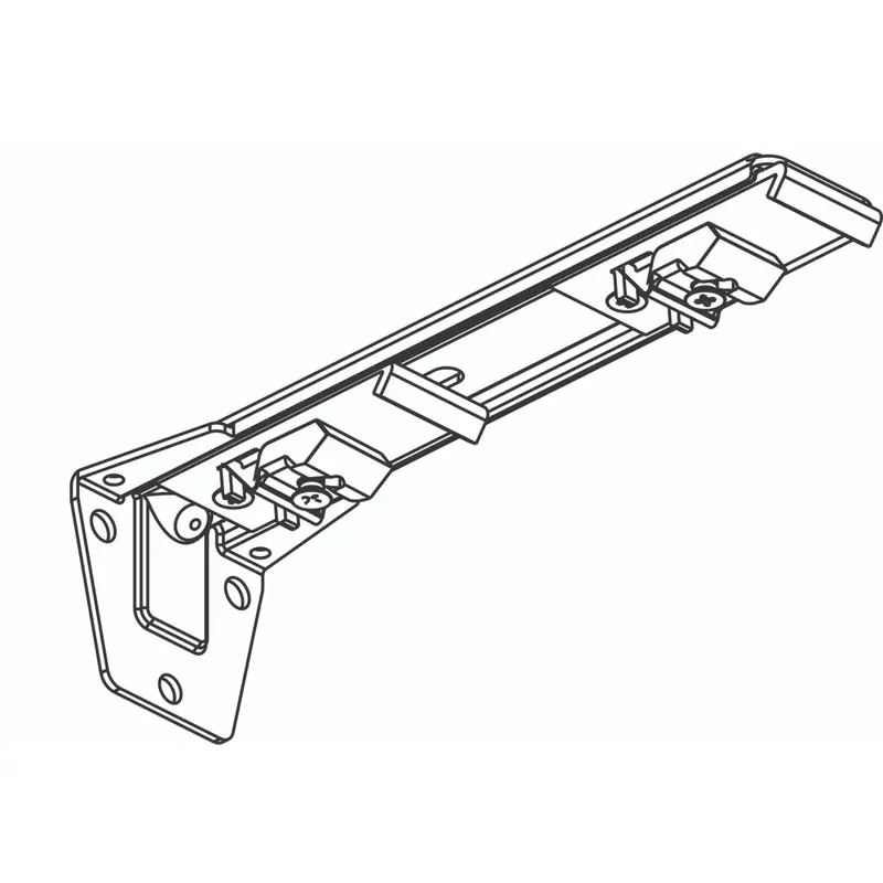 Smart Klick Brcket 6" Dbl Whi