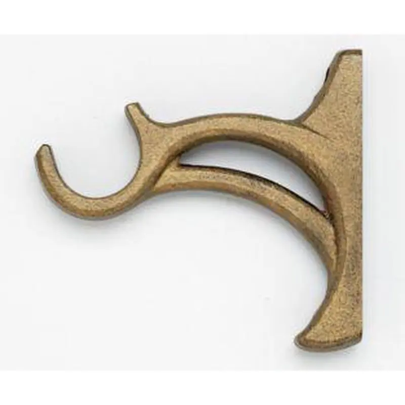 Wrought Iron Bracket 3-1/2" Projection - 801 - Iron Gold