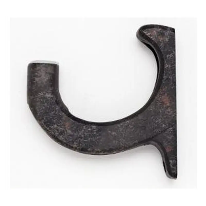 Wrought Iron Holdback Base - 802 - Iron Oxide