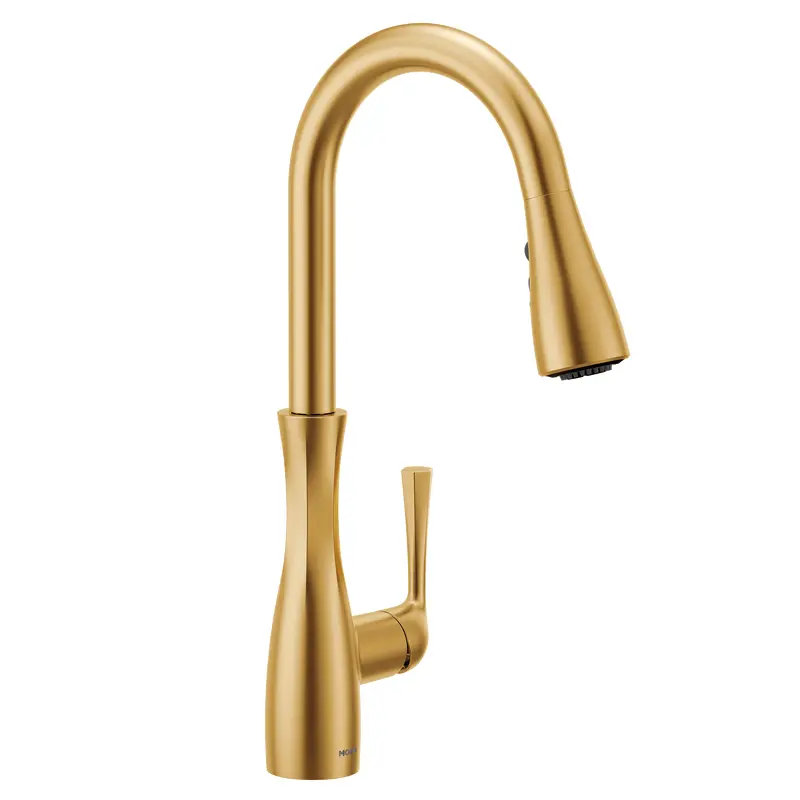Arlia Chrome one-handle high arc pulldown kitchen faucetChrome