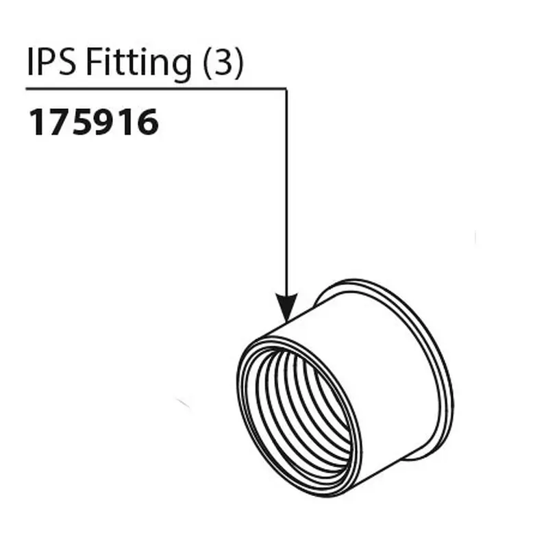 Commercial Parts & Accessories IPS Fitting (Package of 3)N/A