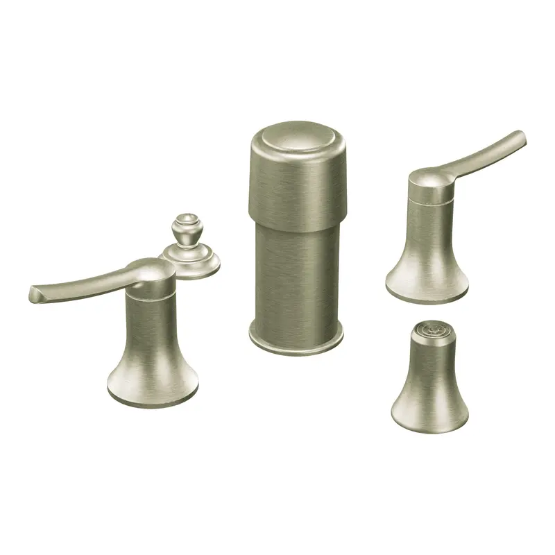 Fina Chrome two-handle bidet faucetChrome