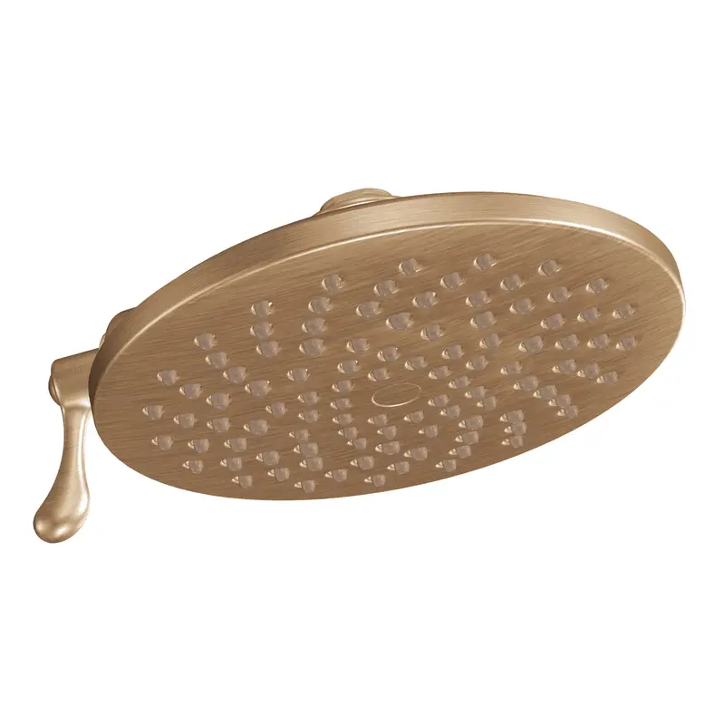 Velocity Chrome two-function 8" diameter spray head rainshowerBrushed Bronze