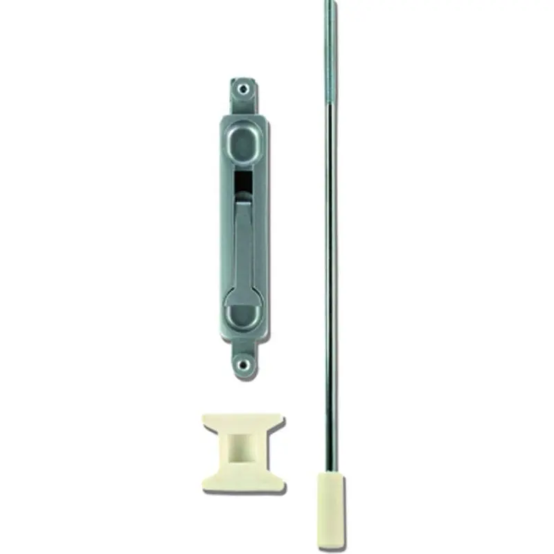 12 in. Flush Bolt with 1/4 in. Offset in AluminumDuronotic / 0.46